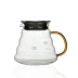 Bình thủy tinh dùng cho nồi thủy tinh chịu nhiệt dùng chung ly cà phê 600 ml màu tay cầm V02 bình cà phê - Cà phê dụng cụ pha cà phê thủ công Cà phê