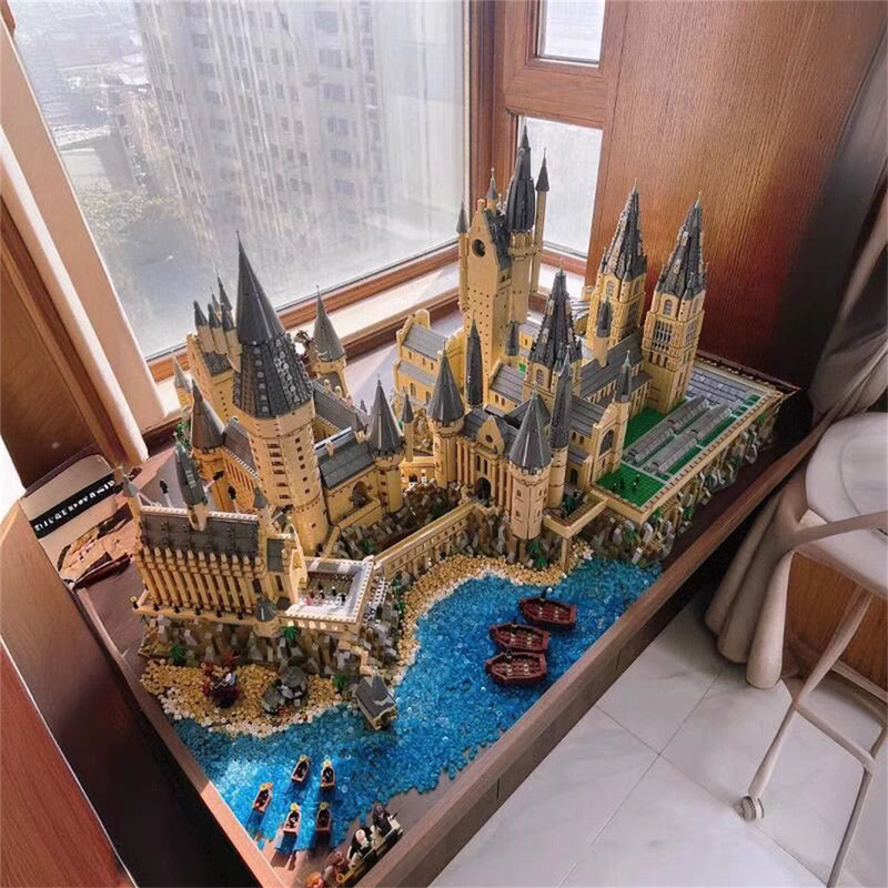 Harry Potter Hogwarts Magic Castle Hell-Level Difficulty Building Blocks 6-16 Years Old Educational Girl Toy Gift