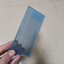  Metal clip wire color art glass Stainless steel aluminum alloy extremely narrow frame screen partition Light luxury modern customization