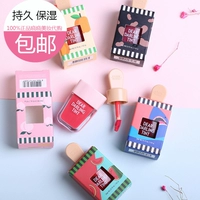 Hàn Quốc Chính hãng Etude House Kem Ice Cream Lip Gloss Lip Gloss Lip Glaze Itty House Son môi dưa hấu đỏ - Son bóng / Liquid Rouge 	son bóng mac	