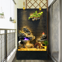 Large Water Curtain Wall Water Screen Xuanguan Living Room Partition Office Landscape Entrance Garden Courtyard Fish Tank Pendulum