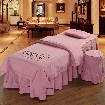 Các bộ làm đẹp mới massage giường bộ 4 mảnh làm đẹp bao gồm bốn mảnh phụ kiện làm đẹp - Trang bị tấm