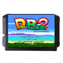 MD SEGA game card 16-bit SEGA black cassette with dinosaur Brothers 2 Chinese version classic development