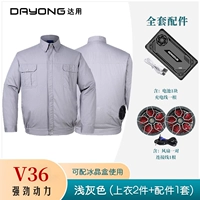 V36 светло -серый (2 части топа + 1 набор аксессуаров)