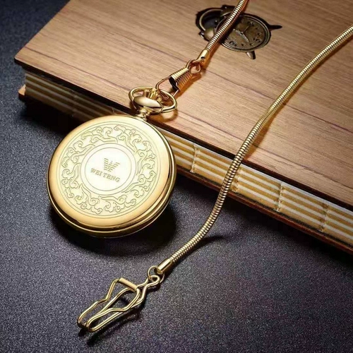 Кварцевые карманные часы из нержавеющей стали, классические ретро цифровые часы для пожилых людей подходит для мужчин и женщин, подарок на день рождения