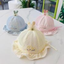Baby Hat Newborns Summer Sun Shade Net Hat Baby Sunscreen Fisherman Hat Men and women Baby cute out of the basin hat