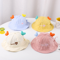 New products Baby spring summer net hat baby thin Embroidery Cute Super Cute Fisherman Hat Children Casual Sunhat Summer