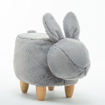 Creative shoe stool Shoe stool Modern simple household shoe stool Foot stool Low stool Lazy rabbit stool