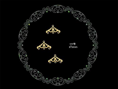 Металлическая игрушка в форме цветка для маникюра, кукла, маленькие серьги с аксессуарами, «сделай сам»