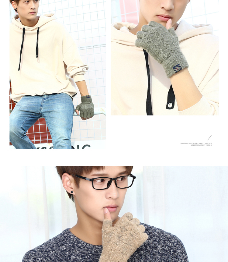 Gants pour homme en de laine - Ref 2781525 Image 55