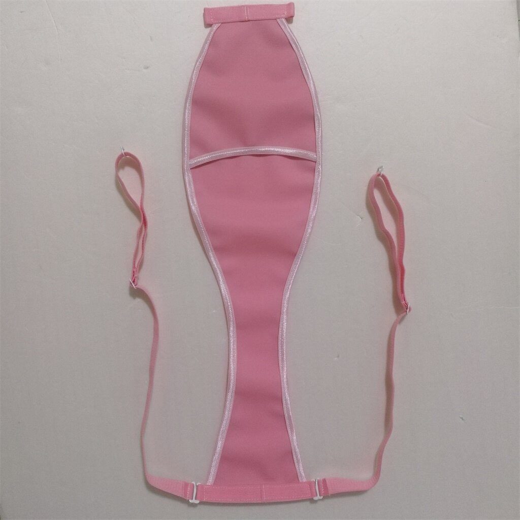 Menstrual belt widening imported silk smooth rubber hygiene with slot tight couple sex unisex T pants