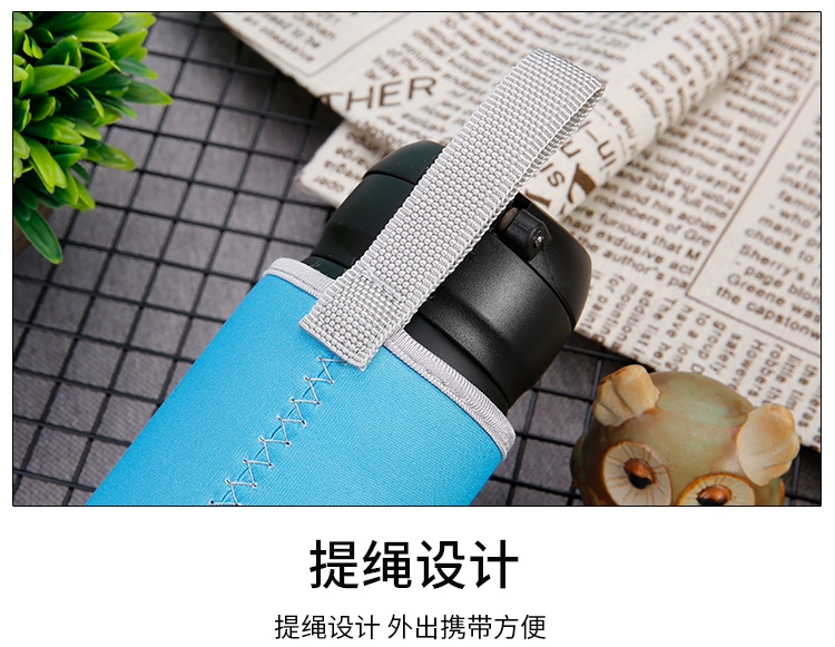 Cup set phổ cách nhiệt chống vỡ cách ly cup bìa glass cup nước cup bag