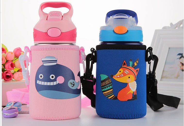 Straw Cup Cover contigo Condick Cup Set Child Cup Set Cute 400 414 450ml - Tách