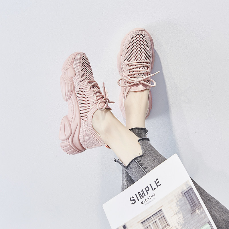 2021 Summer New Old Daddy Shoes Women Tide Tennis Red Ins Ultra Fire Sports Casual 100 Hitch Mesh Shoes Woman Breathable Mesh