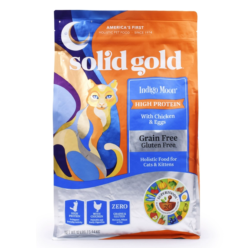 Fat Eight Fat Ding Su Ligao Gold Thức ăn nguyên hạt không chứa hạt Thức ăn cho mèo Thức ăn chủ yếu Thức ăn cho mèo Thức ăn cho mèo con Thức ăn cho mèo trưởng thành 12 lbs - Cat Staples