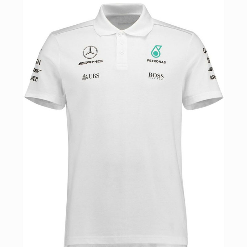 mercedes golf shirt