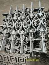 Sanhe wrought iron casting stairway flower Masteel stairway flower ductile flower casting stairway flower railings stair pole