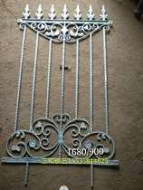 Wrought iron casting railing flower Dalian piece fence fence screw assembly fence Villa courtyard fence Outdoor