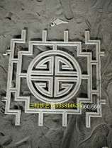 Sanhe iron Mart steel casting gate accessories railing accessories Shou word wrought iron flower bar steel decoration iron flower