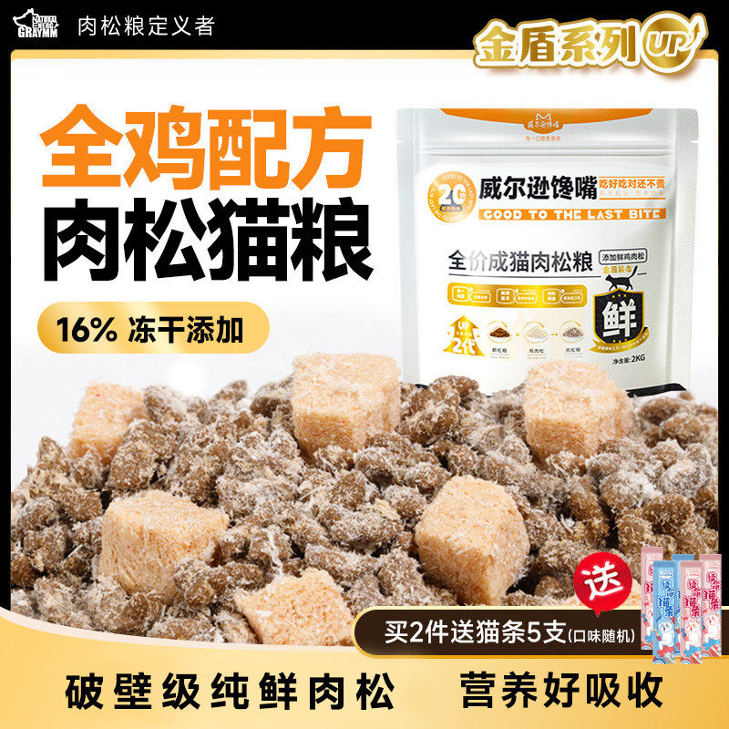 (Confidential Shipping) Full Price Peace Of Mind Cat Food Into Cat No Valley Freeze-dried Cat Food Beauty Gross Adult Meat Pine Cat Food 10kg-Taobao