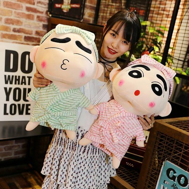Large Crayon Shin-chan plush toy doll