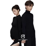 Минималистичное модное платье для беременных для матери и ребенка, по фигуре