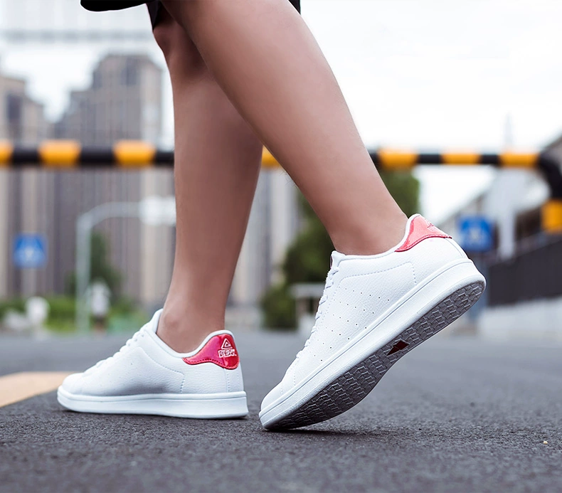 Giày cao gót đôi 2019 mùa hè Phiên bản Hàn Quốc của giày thể thao thoáng khí nhẹ cho nam Giày thông thường hoang dã Giày nữ màu trắng - Dép / giày thường