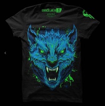   American personality private design Alpha Wolf Alpha Wolf 10th Anniversary limited Edition T-shirt