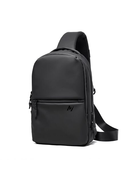 New chest bag men's trendy commuter bag simple large-capacity shoulder crossbody bag waist bag cycling messenger bag backpack