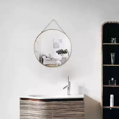 Dormitory student small mirror makeup mirror wall sticker self-adhesive convenient carry-on wall sticker self-adhesive bathroom entrance