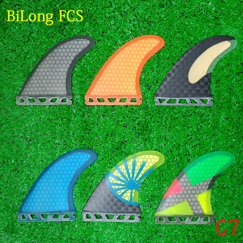 Surfboard Fins FUTURE plug Tri Fin Set G7 size