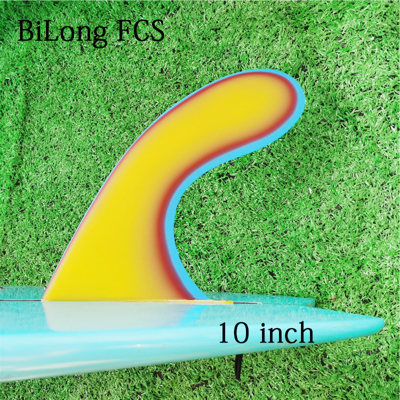 Surfboard Long board tail rudder Nose single fin 10 inch High performance single central tailfin GRP material-Taobao