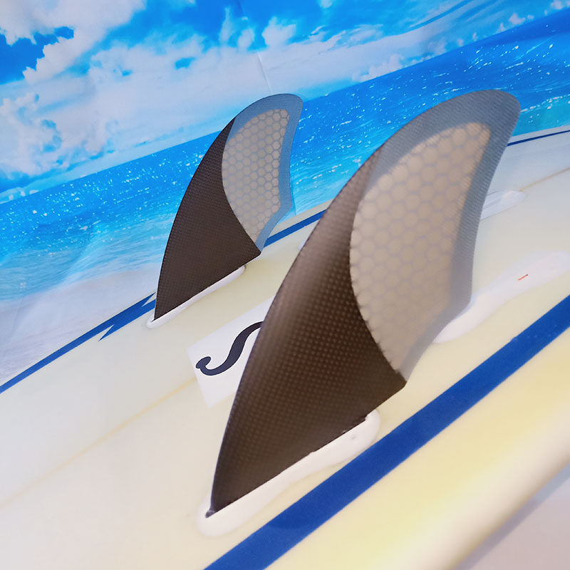 衝浪板fcs 2 Twin Fin 兩片裝大號沖浪板尾舵魚鰭碳纖維玻璃鋼材質尾鰭滑水板 Yahoo奇摩拍賣