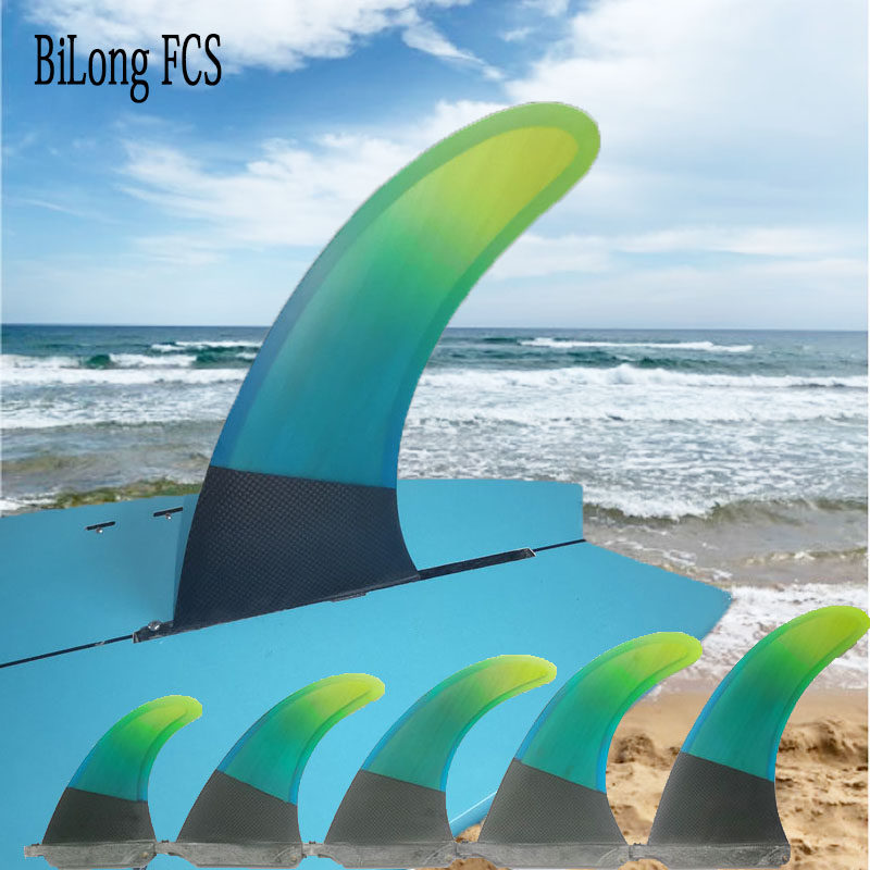 6 to 10-inch high-quality surfboard tail fin carbon fiber glass fiber surfboard single fin