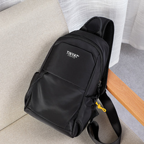 Mens shoulder bag shoulder backpack new fashion small bag casual mens bag multi-function Tide brand large capacity chest bag