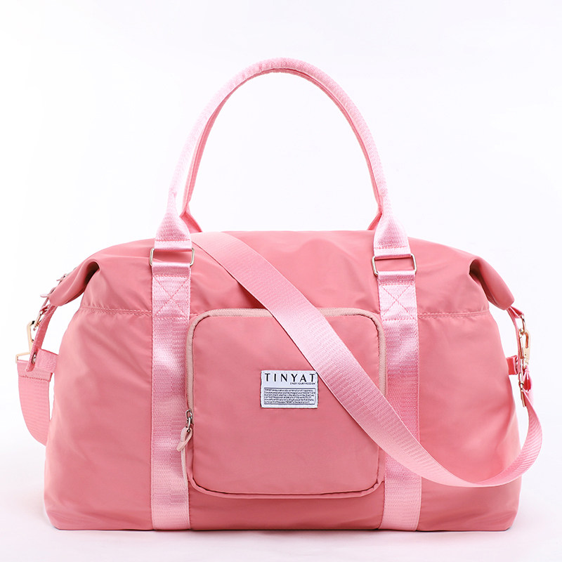 Travel Bag Large Capacity Women's Hand Luggage Bag Kit Lalever Box Short Trip Luggage Bag Nylon Travel Bag