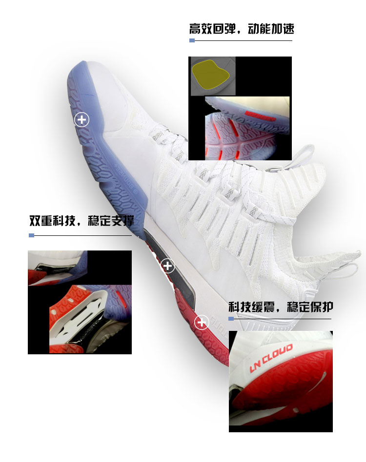 2019 mới chính hãng Li Ning giày cầu lông cá mập mát mẻ cho nam đệm hơi thoáng khí chuyên nghiệp thi đấu thể thao AYZP005 - Giày cầu lông giày thể thao adidas nữ
