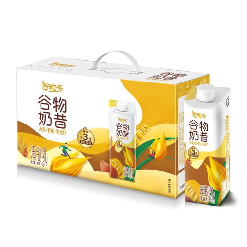 伊利 Multi -Grain Milkshake 210G*12 Бутылок с регулировкой молоко