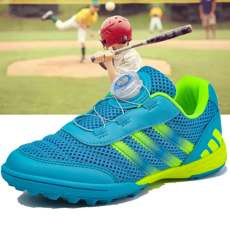 Professional Children Baseball Shoes Boy Boy Grass Competition Training Sports Special Swivel Buttons Crushed Nail Softball Shoes-Taobao