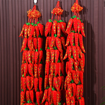New Years Eve chilli firecrackers string 2022 Tiger years indoor fu hanging decoration arranged lanterns Home Festive Decorations