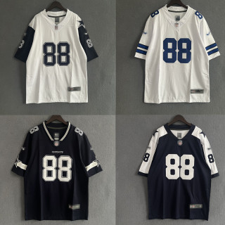 American football short sleeve t-shirt hip hop