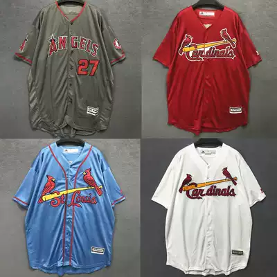 Street hiphop jersey baseball uniform open men and women with the same hip-hop hip-hop bboy short-sleeved large size loose T-shirt