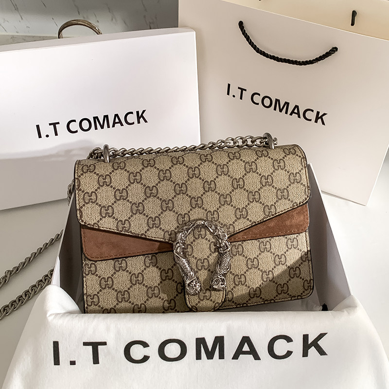 Hong Kong I T COMACK REAL LEATHER Light Extravaganza Wine Gods Bag for women autumn and winter 2020 new wave small crowdsourced chain bag