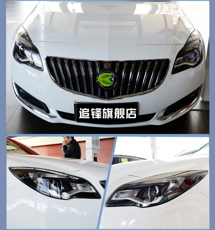 gương chiếu hậu Phù hợp với vỏ đèn pha Buick Regal 04-19 xe vỏ đèn pha trái xe phải vỏ kính sáng nguyên bản led ô tô đèn trợ sáng ô tô