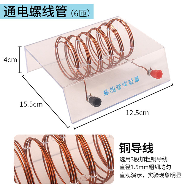 Solenoid ທີ່ໃຊ້ໃນປະຈຸບັນ, ກົດລະບຽບກ້ຽວວຽນຂວາ, ກົດຫມາຍຂອງ Ampere, ການສາທິດພາກສະຫນາມແມ່ເຫຼັກປະຈຸບັນແລະແມ່ເຫຼັກ, ຝຸ່ນແມ່ເຫຼັກເຂັມທິດ, ອຸປະກອນການສອນຟີຊິກແລະອຸປະກອນການສອນ.