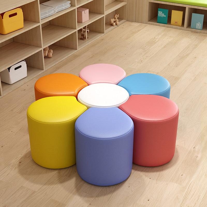 Kindergarten Early Education Center Training Course Hall Sun Flowers Greed With Snake Soft Bag Children Cartoon Sofa Stool Combo-Taobao