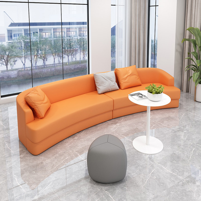 Library reading room reading bar shopping mall cinema hotel lobby reception negotiation waiting area special-shaped sofa combination