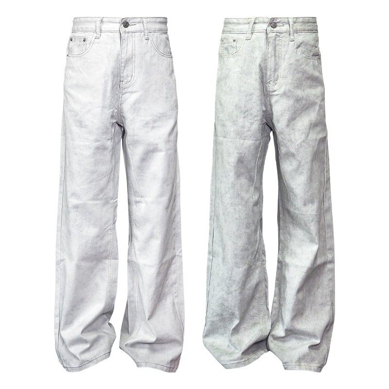 Down Minority Niche Design High-End Marble Straight-Leg Pants Cleanfit American Workwear Pants for Men