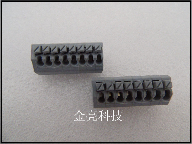 Factory direct spring type 250 8-bit PCB circuit board press fast terminal block terminal block