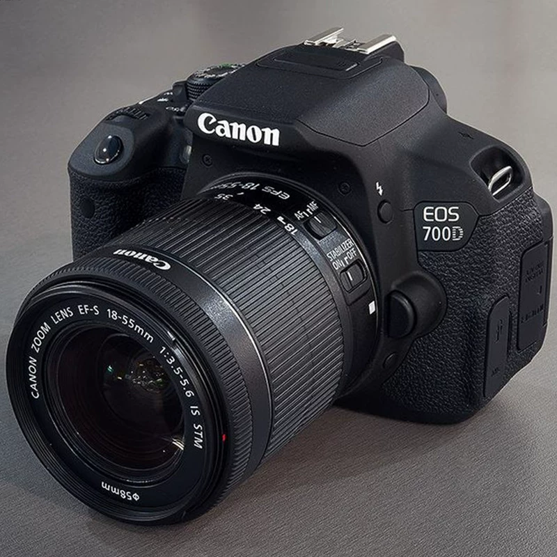 Б/у Canon 700D 550D 650D начального уровня фотокамера цифровая HD студенческая дорожная камера 600D